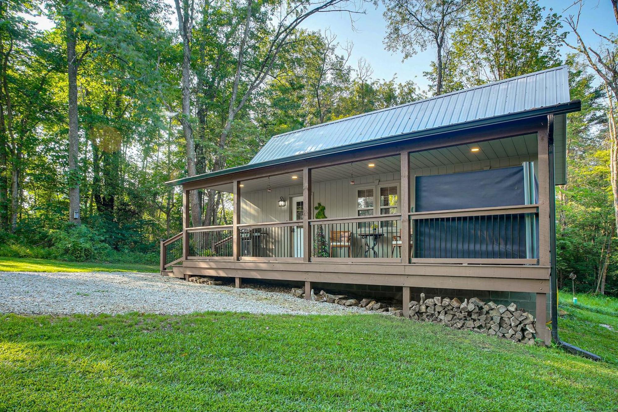 Idyllic Cabin In The Heart Of Hocking Hills Rockbridge Exterior foto