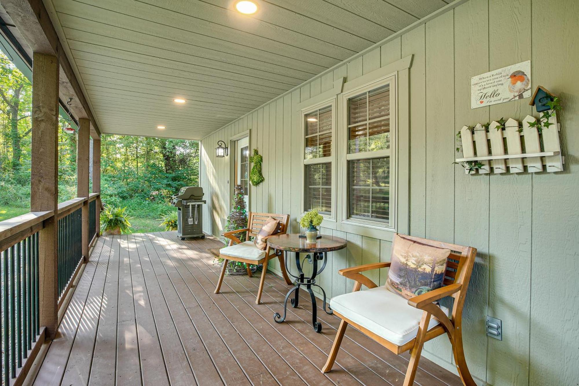 Idyllic Cabin In The Heart Of Hocking Hills Rockbridge Exterior foto