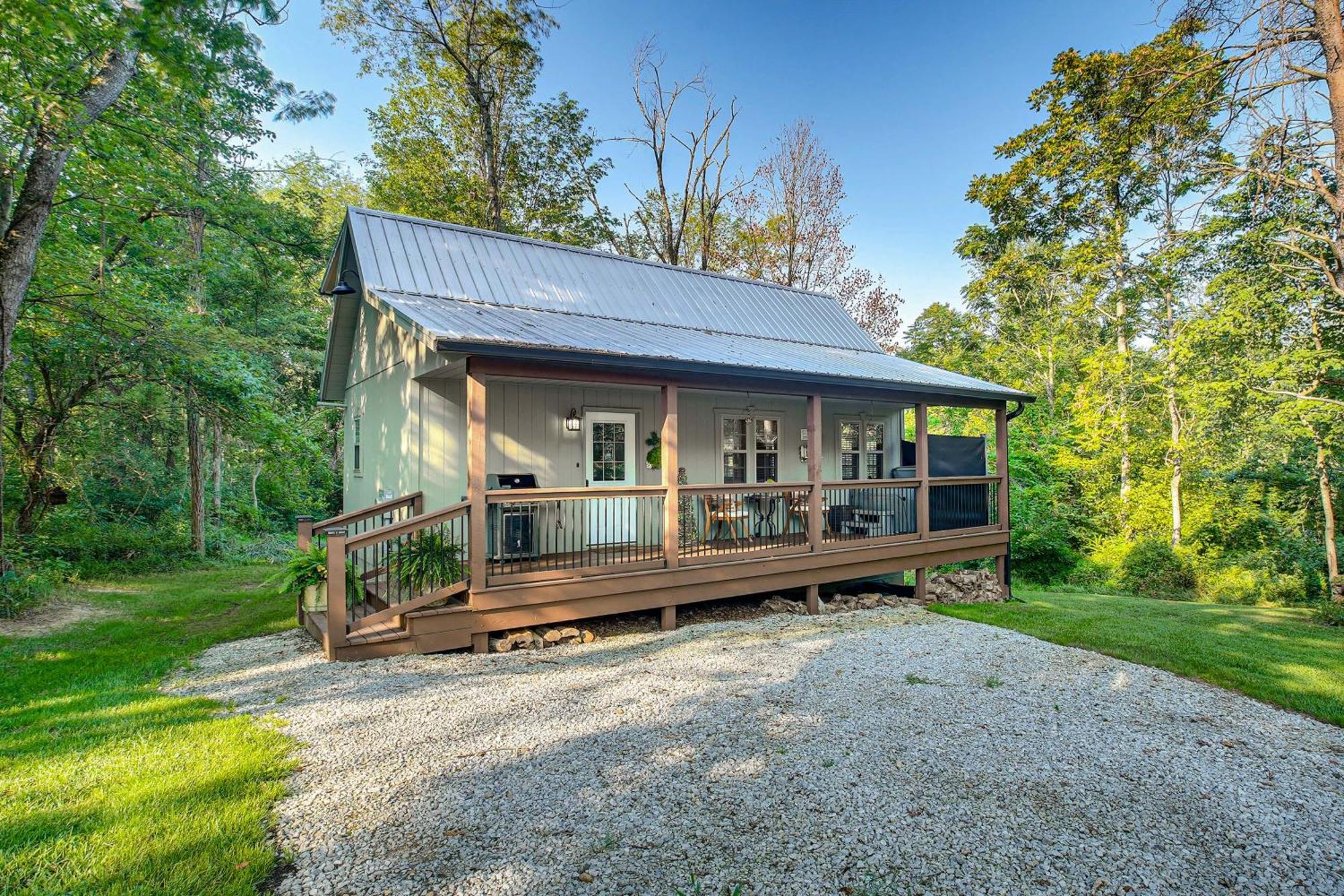 Idyllic Cabin In The Heart Of Hocking Hills Rockbridge Exterior foto